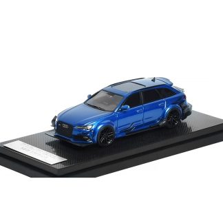 Audi A6 RS6 DarwinPro modrá 2017 1:64 - GLM Models Audi A 6 RS 6 Darwin Pro 2017 1/64 - kovový model auta