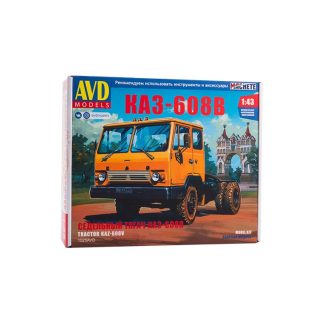 KAZ-608V tahač 1:43 - AVD KAZ 608 V tahač - stavebnice KIT