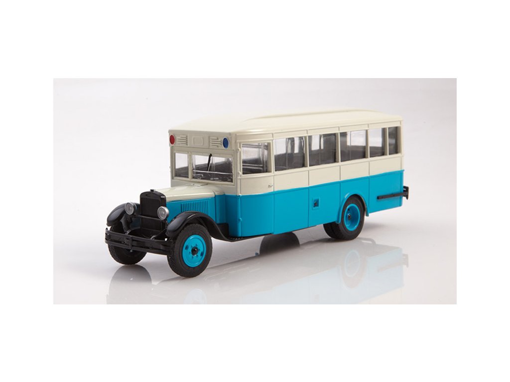 ZIS-8 autobus 1:43 - Sovetskij avtobus ZIS 8 - kovový model autobusu