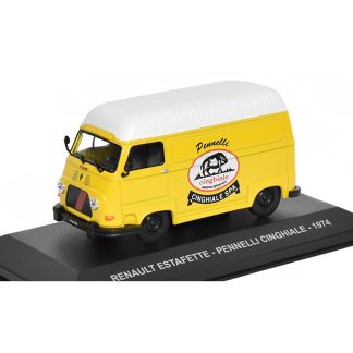 Renault Estafette Pennelli Cinghiale 1:43 - časopis s modelem Renault Estafette Pennelli Cinghiale 1974 - kovový model