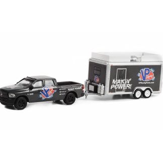 Dodge Ram 2500 Pick-up + Merchandise Trailer 1:64 - GreenLight Dodge RAM 2500 PickUp 2018 + přívěs - kovový model auta