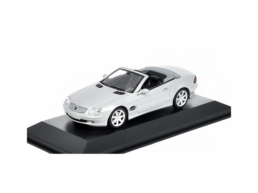 Mercedes-Benz SL-Class R230 1:43 - MAXICHAMPS Mercedes SL Class 2001 - kovový model auta