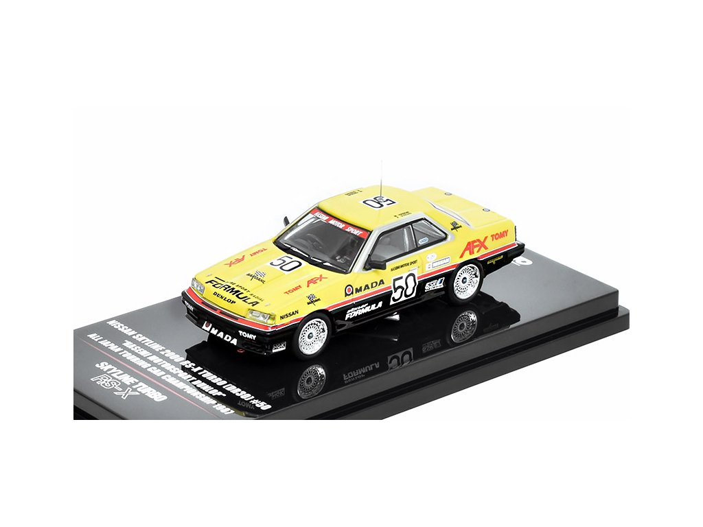 Nissan Skyline 2000 RS-X Turbo DR30 #50 1:64 - INNO Models Nissan Skyline 2000 RS-X Turbo DR-30 N50 1987 - kovový model auta
