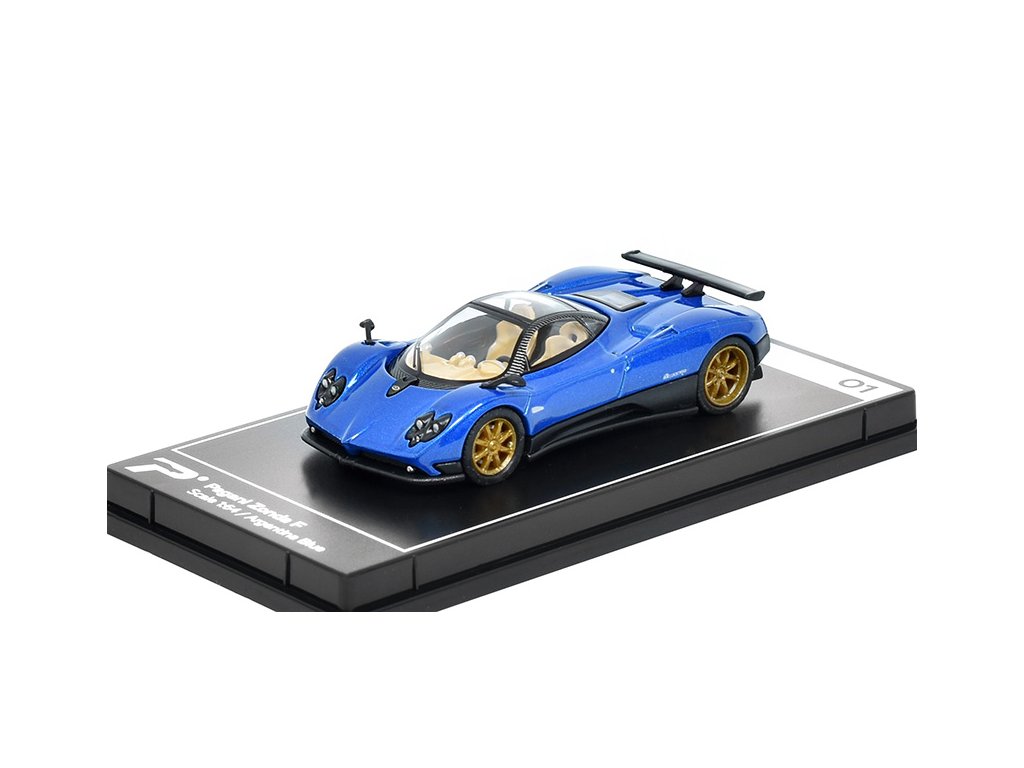 Pagani Zonda F 2005 1:64 - PosterCars Pagani Zonda F Hypercar League Collection - kovový model auta