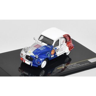 Citroen 2CV #201 Raid Beijing / Ho Chi Minh 2013 1:43 - IXO Models Citroen 2 CV No.201 Raid Beijing / Ho Chi Minh 2013 Peres - kovový model auta