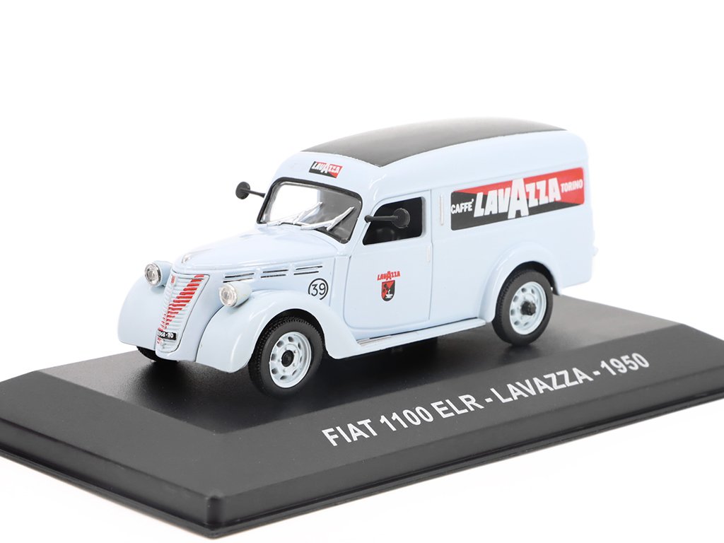 FIAT 1100 ELR Lavazza 1950 1:43 časopis s modelem FIAT 1100 ELR 1950 - kovový model