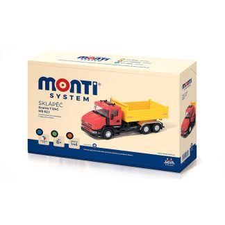 Scania T124C Sklápěč - stavebnice 1:48 - Monti System Scania T-124C Sklápěč - Model KIT
