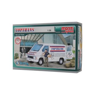 Renault Trafic Toptrans - stavebnice 1:35 - Monti System Renault Trafic Toptrans 1/35 - Model KIT