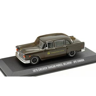 Checker Taxi Cab UPS Canada 1975 - 1:43 GreenLight Checker TaxiCab UPS Canada - kovový model taxi
