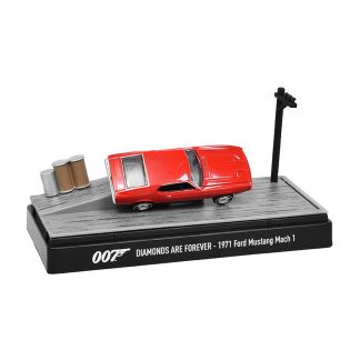 Ford Mustang Mach 1 1971 James Bond Collection 1:64 - MotorMax Ford Mustang Mach I 1971 007 Diamonds are forever - kovový model auta