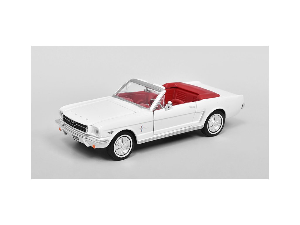 Ford Mustang 1/2 Convertible 1964 James Bond Collection 1:24 - MotorMax Ford Mustang 1/2 Convertible 1964 James Bond Goldfinger - kovový model auta