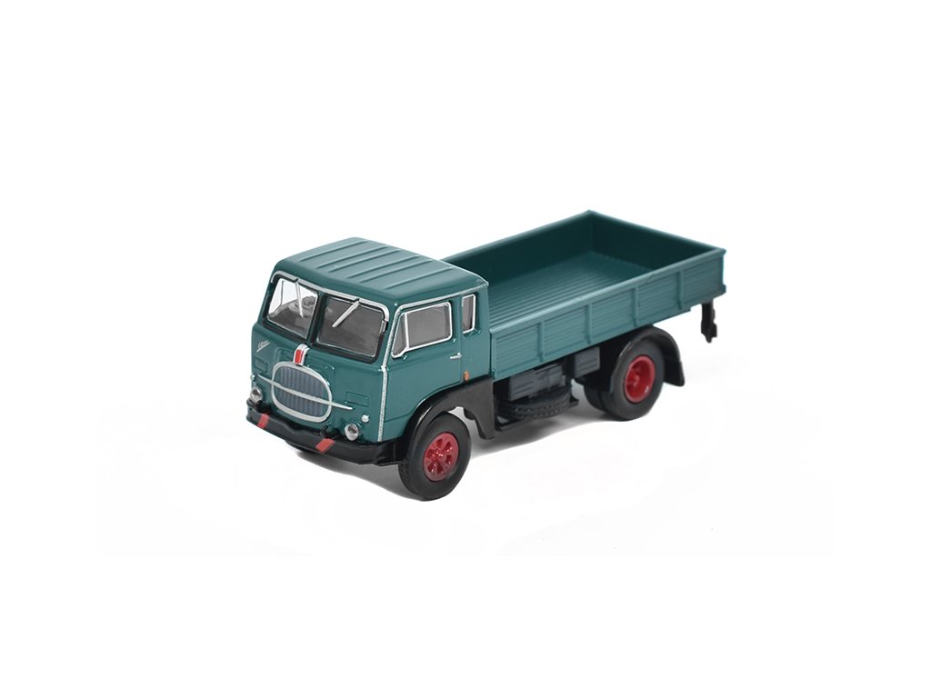 Fiat 642 Valník zelený 1:87 - Brekina Fiat 642 - model auta