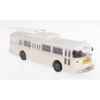 Chausson VBC-APURMTT Trolejbus 1963 1:43 - Hachette časopis s modelem Chausson VBC APURMTT Trolley 1963 - kovový model trolejbusu