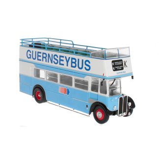 AEC Regent III Open Top 1952 1:43 - Hachette časopis s modelem AEC Regent 3 Open Top 1952 - kovový model autobusu