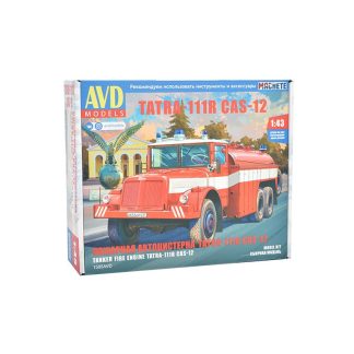 Tatra 111R CAS 12 Hasičská Cisterna 1:43 - AVD Tatra-111R CAS-12 Hasiči - stavebnice KIT