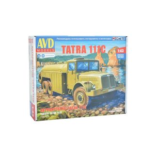 Tatra 111C Autocisterna 1:43 - AVD Tatra 111 C Tanker - stavebnice KIT