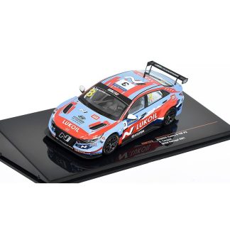 Hyundai Elantra N TCR #3 WTCR 2021 G. Tarquini 1:43 - IXO Models Hyundai Elantra-N TCR N.3 WTCR Portugal G.Tarquini - kovový model