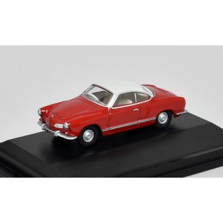 Volkswagen Karmann Ghia červená 1:76 - Oxford VW Karmann Ghia - kovový model auta 1/76