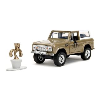 Ford Bronco 1973 s figurkou Groota 1:32 - Jada Toys Ford Bronco 1973 s kovovou figurkou Groot 1/32