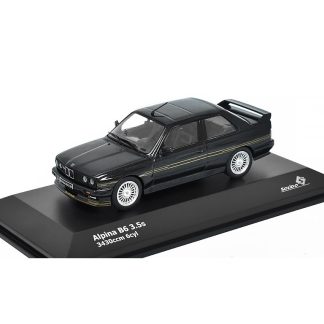 BMW Alpina E30 B6 1986 černá 1:43 - Solido BMW Alpina 3-Series (E30) B6 3.5S - kovový model auta