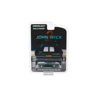 Chevrolet Chevelle SS 396 1970 John Wick 1:64 - GreenLight Chevrolet Chevelle SS 396 1970 John Wick - kovový model