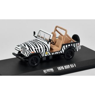 Jeep. CJ-7 1976 - Ace Ventura When Nature Calls - 1:43 GreenLight Jeep CJ 7 1976 - kovový model
