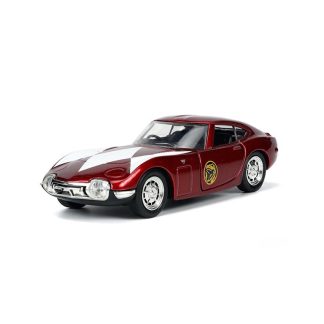 Toyota 2000GT 1967 s figurkou Red Ranger 1:32 - Jada Toys Toyota 2000 GT 1967 + Red Ranger 1/32