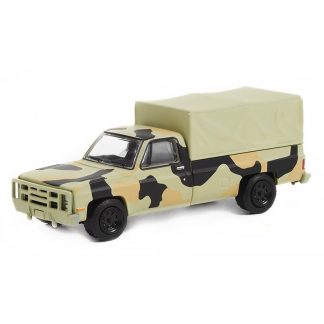 Chevrolet M1008 CUCV Pick-Up 1984 1:64 - GreenLight Chevrolet M1008 CUCV PickUp Battalion 64 - kovový model 1/64