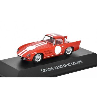 Škoda 1100 OHC Coupe 1959 1:43 - Kaleidoskop slavných vozů časopis s modelem #61 Škoda 1100 OHC Coupe 1959 - DeAgostini - kovový model auta