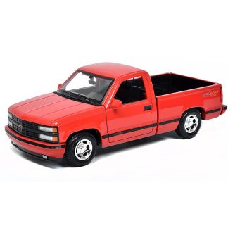 Chevrolet 454 SS Pick Up 1993 červená 1:24 - Maisto BAZAROVÉ ZBOŽÍ Chevrolet 454 SS Pickup 1993 - kovový model auta