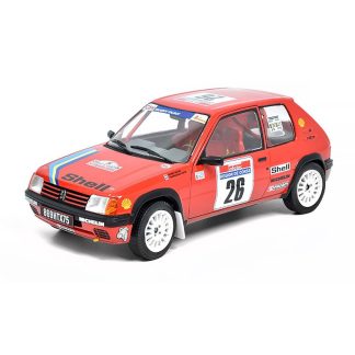 Peugeot 205 #26 Rallye Tour de Corse 1990 1:18 - Solido Peugeot 205 N26 - kovový model auta
