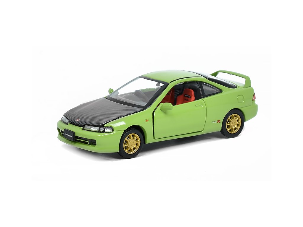 Honda Integra Type-R DC2 zelená 1:64 - Era Car Honda Integra Type R DC 2 - kovový model auta 1/64