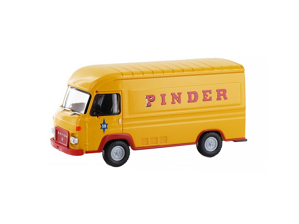 Saviem SG2 Pinder 1:87 - Brekina Saviem SG2 Kasten Pinder - model auta