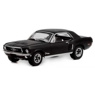 Ford Mustang Coupe 1968 černá 1:64 - GreenLight Ford Mustang Coupe - kovový model 1/64