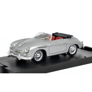 Porsche 356 Speedster 1952 šedá 1:43 - Brumm - Model ze sbírky Porsche 356 Speedster - kovový model auta