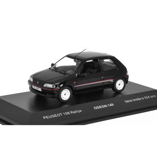 Peugeot 106 Rallye 1994 černá 1:43 - ODEON Peugeot 106 Rally 1994 - kovový model auta