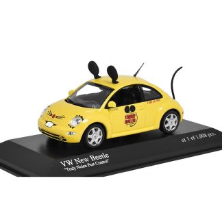 Volkswagen New Beetle 1998 Truly Nolen 1:43 - Minichamps VW New Beetle Truly Nolen Pest Control 1998 - kovový model