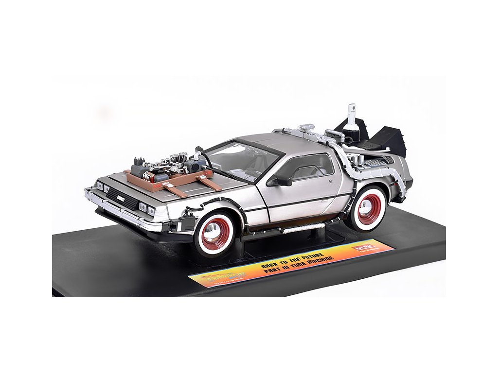 DeLorean - Back To The Future 3 - 1:18 Sun Star De Lorean Návrat Do Budoucnosti III - kovový model auta