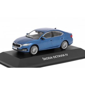 Škoda Octavia IV 2019 1:43 - Kaleidoskop slavných vozů časopis s modelem #65 Škoda Octavia 4 2019 - DeAgostini - kovový model auta