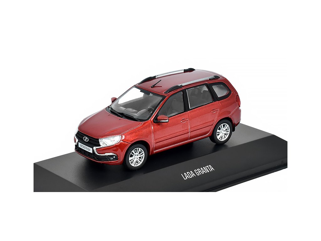 Lada Granta 2 SW 1:43 Autolegendy Rusko - DeAgostini #24 BAZAROVÉ ZBOŽÍ Lada Granta II SW - kovový model auta