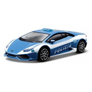 Lamborghini Huracan LP610-4 2014 Polizia - 1:43 - Bburago Lamborghini Huracan LP 610 4 Policie - kovový model auta