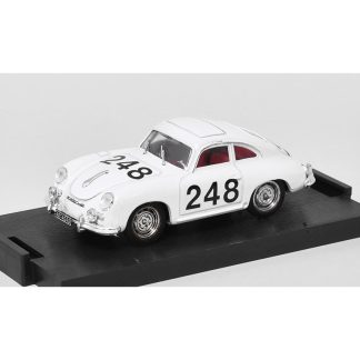 Porsche 356 Coupe 1952 #248 Mille Miglia 1:43 - Brumm - Model ze sbírky Porsche 356 Coupe No.248 - kovový model auta