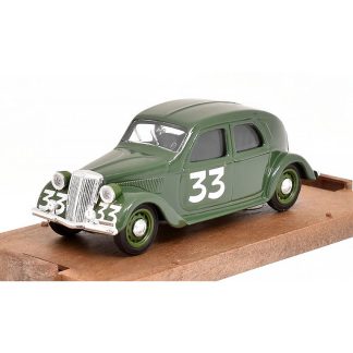 Lancia Aprilia #33 1000 Miglia 1947 zelená 1:43 - Brumm - Model ze sbírky Lancia Aprilia No.33 1000 Mille Miglia 47 HP - kovový model auta