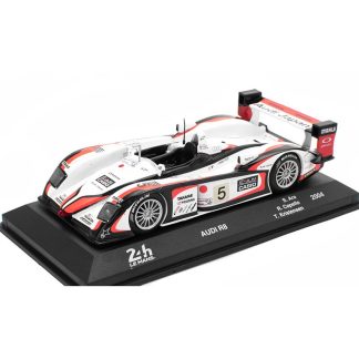 Audi R8 24h Le Mans 2004 Capello / Kristensen 1:43 SpecialC. časopis s modelem Audi R8 24h Le Mans 2004 S.Ara-R.Capello / T.Kristensen - kovový model auta