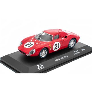 Ferrari 275 LM 24h Le Mans 1965 Rindt / Gregory 1:43 SpecialC. časopis s modelem Ferrari 275LM 24h Le Mans 1965 J.Rindt / M.Gregory - kovový model auta
