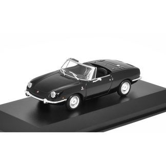 Fiat 850 Sport Spider 1968 černý 1:43 - MAXICHAMPS Fiat 850 Sport Spider 1968 - kovový model auta