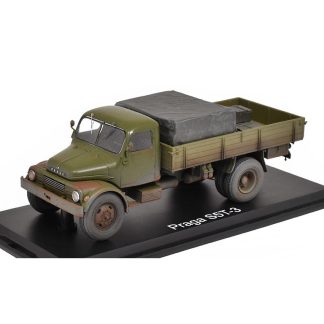Praga S5T-3 Valník 1:43 - Ručně upravený model Praga S5 T-3 Valník - kovový model auta