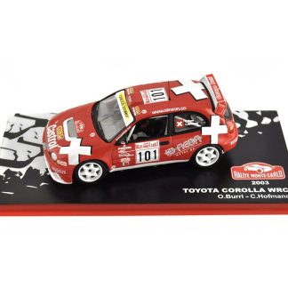 Toyota Corolla WRC #101 2003 1:43 Altaya časopis s modelem Toyota Corolla WRC No.101 2003 Burri / Hofmann - kovový model auta