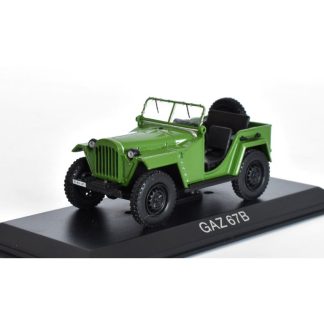 GAZ 67B 1:43 - Legendární automobily minulé éry časopis s modelem #112 BAZAROVÉ ZBOŽÍ GAZ-67 B - kovový model auta