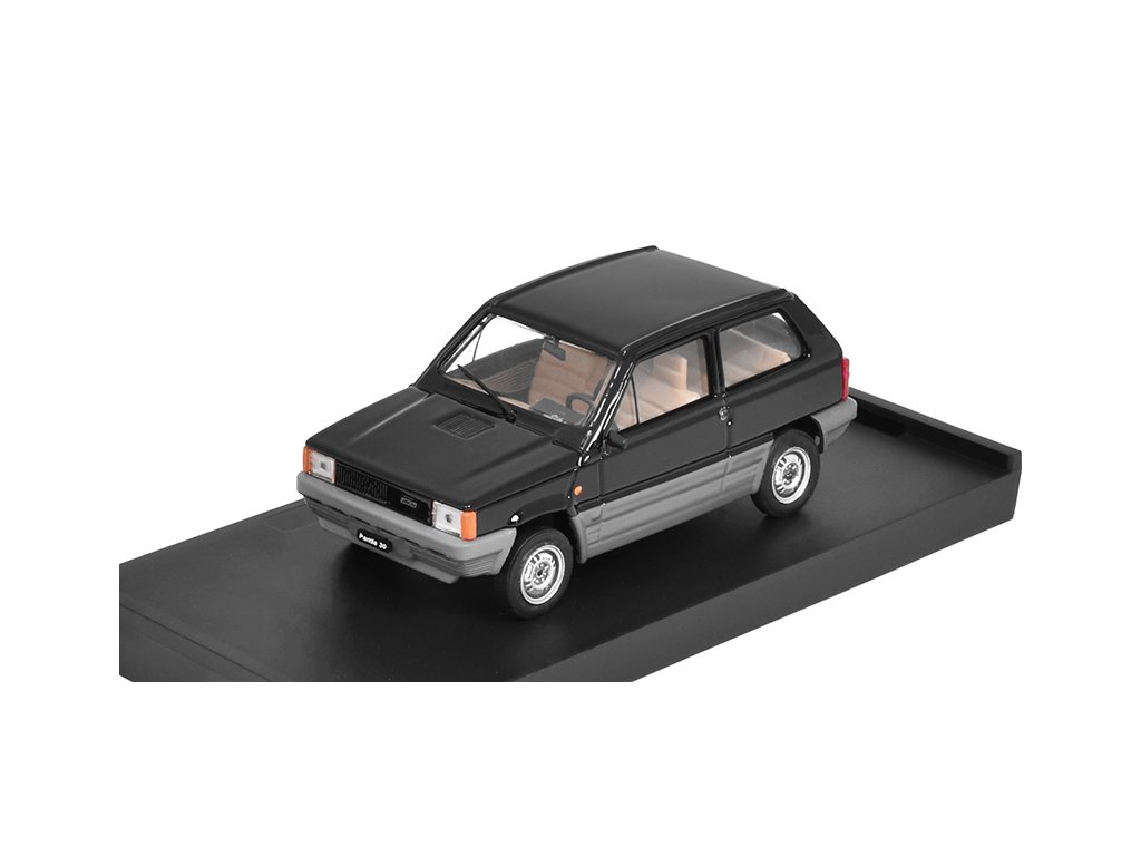 Fiat Panda 30 1a serie 1980 Nero Luxor 1:43 - Brumm Fiat Panda 30 1a serie Nero Luxor 1980 - kovový model auta